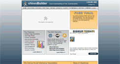 Desktop Screenshot of enewsbuilder.com