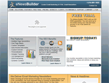 Tablet Screenshot of enewsbuilder.com